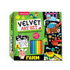 Farm - Velvet Art Set With 10 Free Sketch Pens