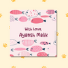 Personalised Gift Tags | Fish Pink