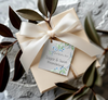 Personalised Silver Gift Tag | Floral