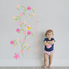 Grow Along Flower | Height Chart Wall Sticker