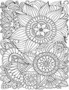 Flowers- Colouring Book for Adults
