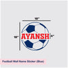 Football | Wall Name Sticker