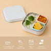 Grow Bento with 2 Silipods Lucnh Box | Cotton Candy/Grey