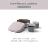 Grow Bento with 2 Silipods Lucnh Box | Cotton Candy/Grey