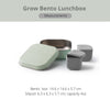 Grow Bento with 2 Silipods Lunch Box | Key Lime/Grey