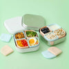Grow Bento with 2 Silipods Lunch Box | Key Lime/Grey