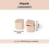 Leakproof Silipods Set of 2 | Peach