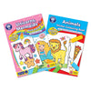 Set of 2: Unicorn, Mermaids and More and Animals Sticker Colouring Books