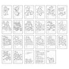 1-20 Sticker Colouring Books (5 pack)