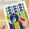 Mixed Waterproof Labels for Kids - Game On