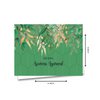 Personalised Gift Notecards | Green Pattern