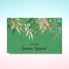 Personalised Gift Tags | Green Pattern