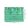 Personalised Gift Notecards | Green Stripes