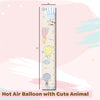 Hot Air Balloon with Cute Animals | Height Chart Wall Sticker