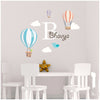 Hot Air Balloon | Wall Name Sticker