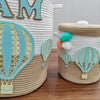 Jute Cotton Storage Basket with Lid | Toffee Drift