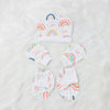 Look for Rainbows - Cotton Cap, Mittens & Booties Set