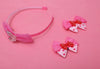 iLearnngrow Bow Hair Accessories Set (Pastel Pink) - iLearnngrow Learning Solutions Pvt Ltd