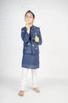 Dragonfly Handembroidered Kurta Jacket Set