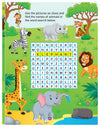 Jungle Activity and Colouring Book- Die Cut Animal Shaped Book