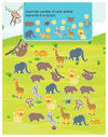 Jungle Activity and Colouring Book- Die Cut Animal Shaped Book