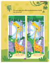 Jungle Activity and Colouring Book- Die Cut Animal Shaped Book