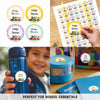 Round waterproof name labels - Jungle Express