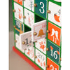 25 Days Green Home Shaped Wooden Advent Calendar
