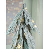 2.5 Ft. Frosty Downward Branches Table Top Christmas Tree With Battery Operated Lights