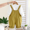 3D Green Bear Hanging Legs Dungaree With Tshirt