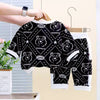 Black & White Dotted Teddy 2Pcs Tracksuit Set
