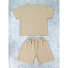 Brown Doggy Paw 2 Pcs Shorts Set