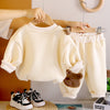 Ivory Bear 3D Legs 2Pcs, Fleece Winter Tracksuit