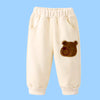 Ivory Bear 3D Legs 2Pcs, Fleece Winter Tracksuit