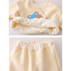 Ivory Bear 3D Legs 2Pcs, Fleece Winter Tracksuit