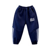 Sporty Navy Tracksuit Set With Matching Sling Bag
