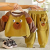 Olive Bear 3Dears 2Pcs Sherpa Winter Tracksuit