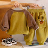 Olive Bear 3Dears 2Pcs Sherpa Winter Tracksuit