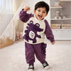Purple Croc Pocket Fleece Winter Tracksuit