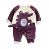 Purple Croc Pocket Fleece Winter Tracksuit
