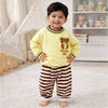 Yellow & Brown Pocket Bear Fleece Winter Tracksuit