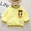 Yellow & Brown Pocket Bear Fleece Winter Tracksuit