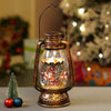 Antique Look Lantern Carousel With Musical Glitter Water Light