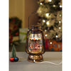 Antique Look Lantern Carousel With Musical Glitter Water Light