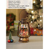 Antique Look Lantern Carousel With Musical Glitter Water Light