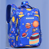 Blue 2D Pop Space Planets School Backpack