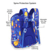 Blue 2D Pop Space Planets School Backpack