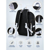 Black & Brown Teddy Tiny Toddlers Backpack with Removable Soft Toy for nursery and Playgroup