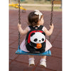 Black & Red Panda Tiny Toddlers Backpack with Removable Soft Toy for nursery and Playgroup