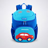 Cobalt Blue & Red Car Soft Neoprene Backpack for Toddlers & Kids, 3yrs to 5yrs
